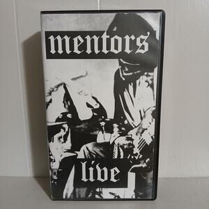 The Mentors Live VHS Twilight Zone 1985 Olivers 1987 Punk Rock Concert 1980s